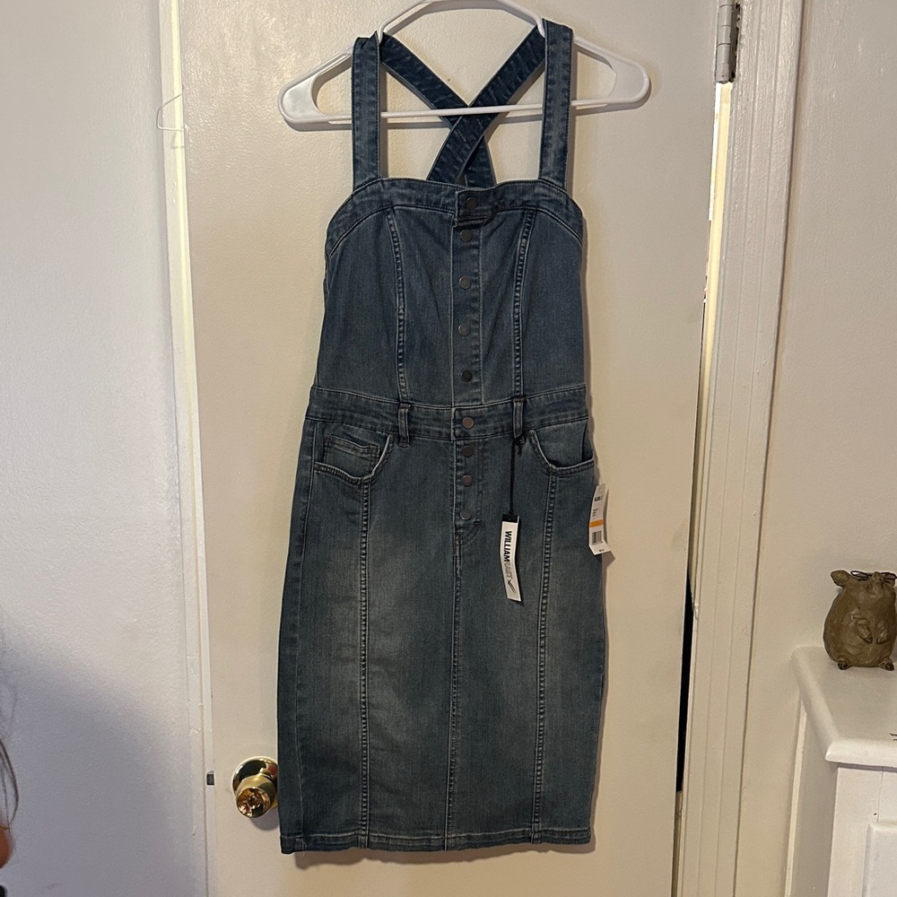 William Rast Blue Denim Dress